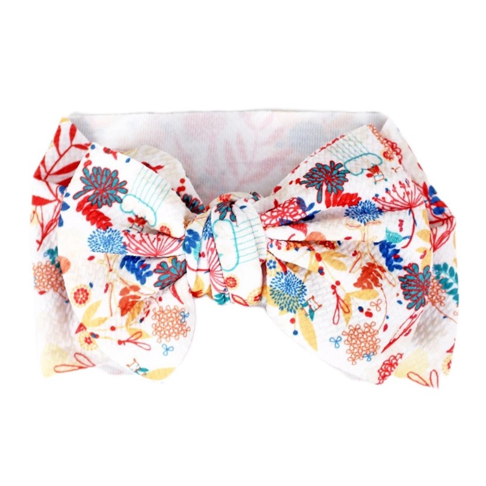 ⛄️GARDEN TRAIL BIG BOW BABY HEADBAND